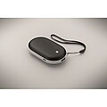Aluminium electric hand warmer, black