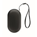 Aluminium electric hand warmer, black