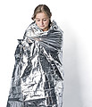 Aluminium foil isolation blanket. Packaged in a polybag.