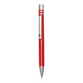 Aluminium gel ballpoint pen, red