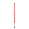 Aluminium gel ballpoint pen, red