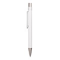 Aluminium gel ballpoint pen, white