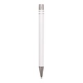 Aluminium gel ballpoint pen, white