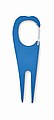 Aluminium golf divot tool