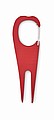 Aluminium golf divot tool