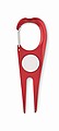 Aluminium golf divot tool