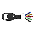 Aluminium key holder with bottle opener and carabiners