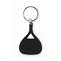 Aluminium key ring, black