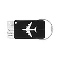 Aluminium luggage tag