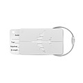 Aluminium luggage tag
