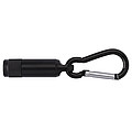 Aluminium mini torch with carabiner Tracy