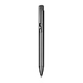 Aluminium push pen, shiny metalic