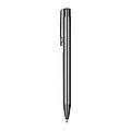Aluminium push pen, shiny metalic