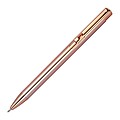 Aluminium push pen, shiny metalic