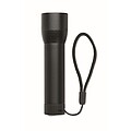 Aluminium rechargeable torch, black