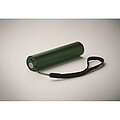 Aluminium rechargeable torch, dark green