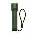 Aluminium rechargeable torch, dark green