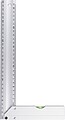 Aluminium set square Camila, silver