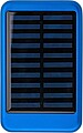Aluminium solar power bank Tycho, blue