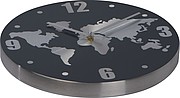 Aluminium wall clock