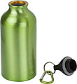 Aluminium water flask (400 ml) with carabiner.