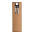Aluminium wrting set with pen and pencil
