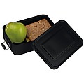 Aluminum lunch box with closure