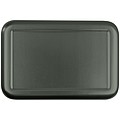 Aluminum lunch box with closure