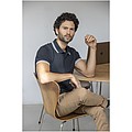 Amarago short sleeve mens tipping polo