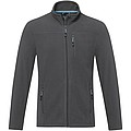 Amber mens GRS recycled full zip fleece jacket