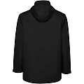 America kids padded parka jacket, solid black