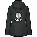 America womens padded parka jacket, dark lead
