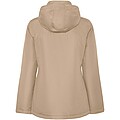 America womens padded parka jacket, dark sand