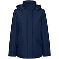 America womens padded parka jacket, navy