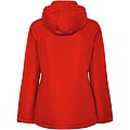 America womens padded parka jacket, red