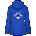 America womens padded parka jacket, royal blue