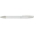 Ana recycled plastic ballpoint pen (blue ink), white