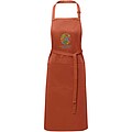 Andrea 240 g/m2 apron with adjustable neck strap, brick