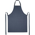 Andrea 240 g/m2 apron with adjustable neck strap, hale blue
