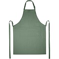 Andrea 240 g/m2 apron with adjustable neck strap, heather green