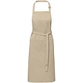 Andrea 240 g/m2 apron with adjustable neck strap, oatmeal
