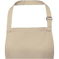 Andrea 240 g/m2 apron with adjustable neck strap, oatmeal