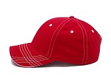 ANDREW six panel baseball cap, red