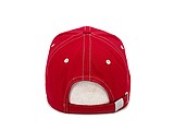 ANDREW six panel baseball cap, red