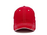 ANDREW six panel baseball cap, red