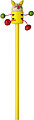 Animal pencil, 50 assd per packVarious