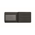 Anti-loss finder PU wallet, black