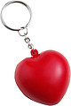 Anti stress heart and key holderRed