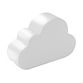 Anti-stress in cloud shape, white