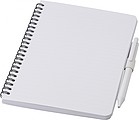 Antibacterial notebook with pen Mika